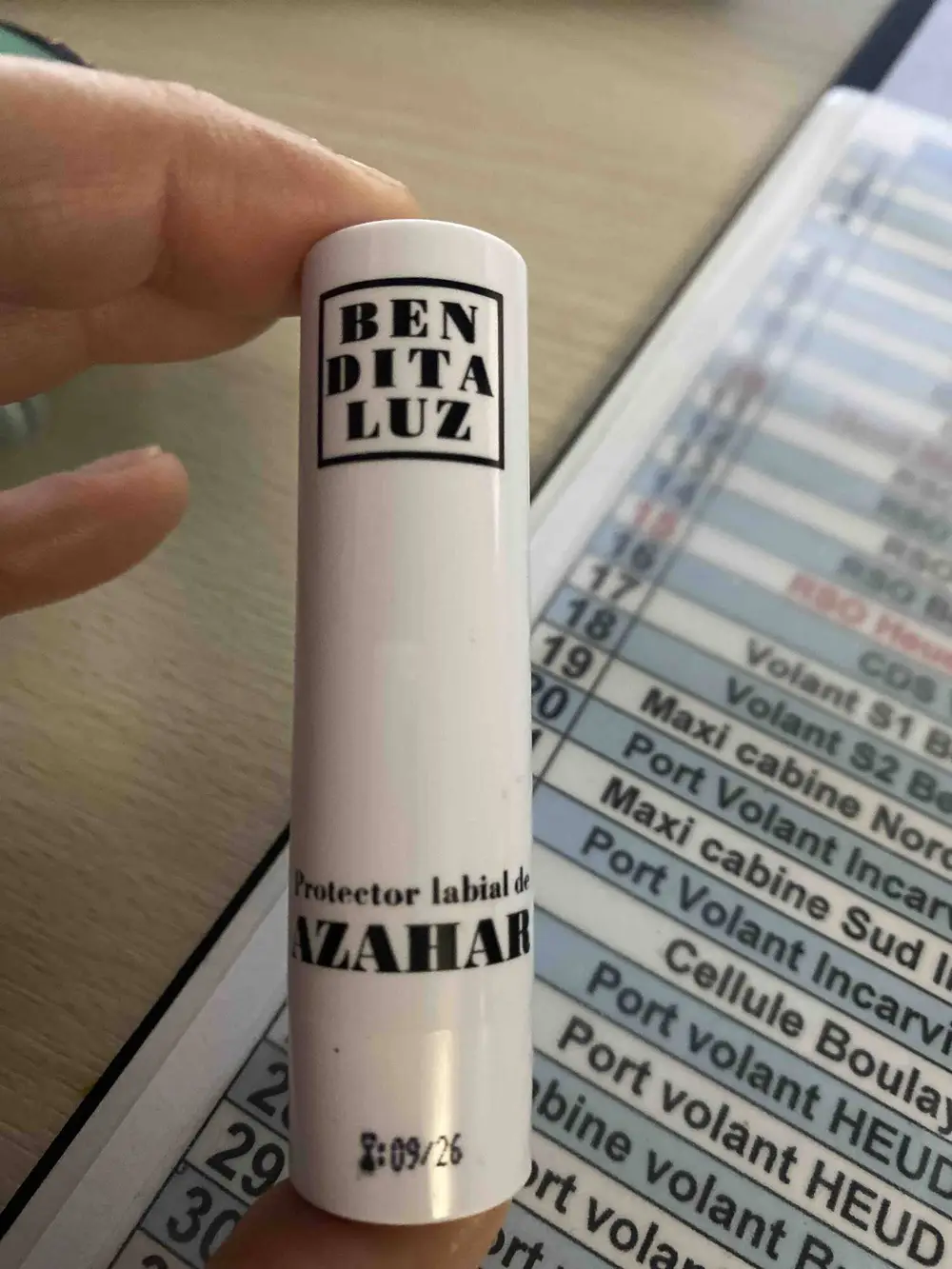 BENDITALUZ - Azahar - Protector labial