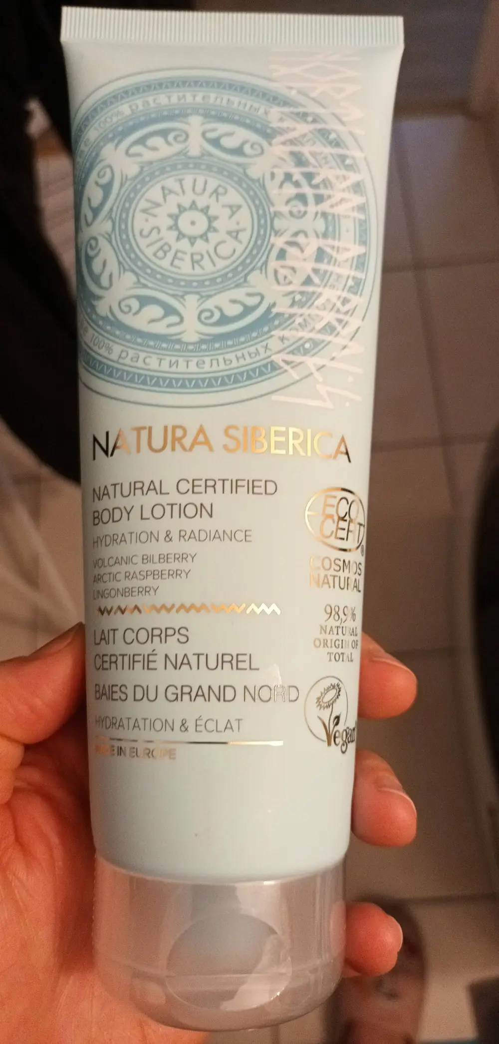 NATURA SIBERICA - Lait corps certifié naturel