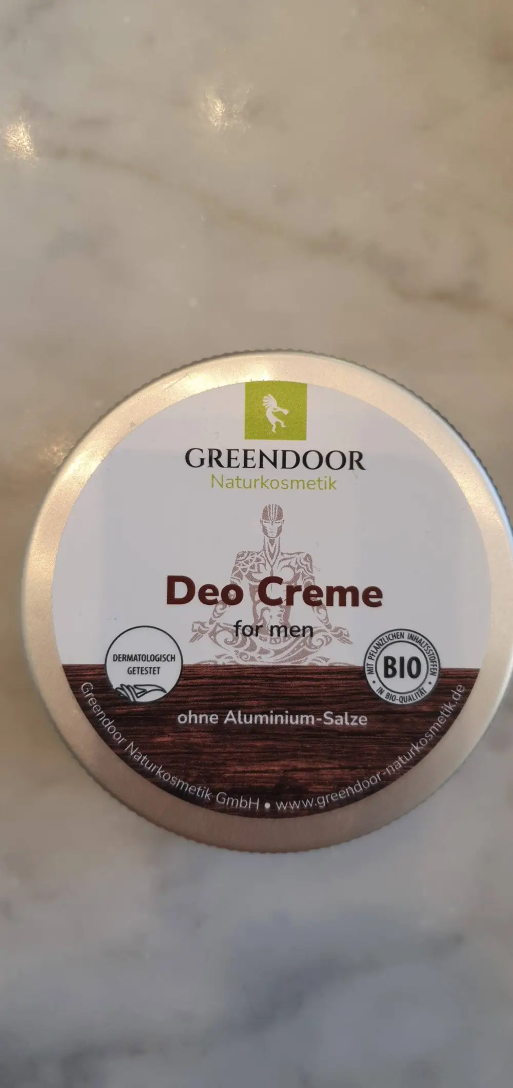 GREENDOOR - Deo creme for men bio