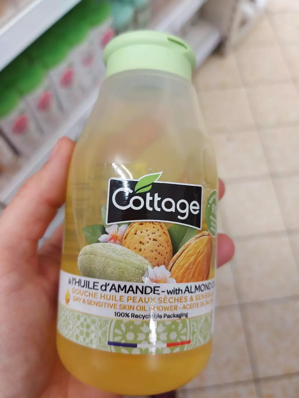 COTTAGE - Douche huile peaux sèches et sensible
