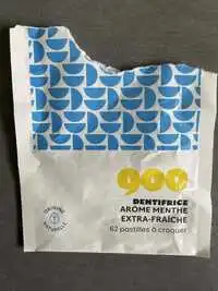 900.CARE - Dentifrice arôme menthe extra-fraîche