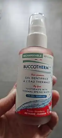 BUCCOTHERM - Mon premier - Gel dentifrice à l'eau thermale 2-6 ans