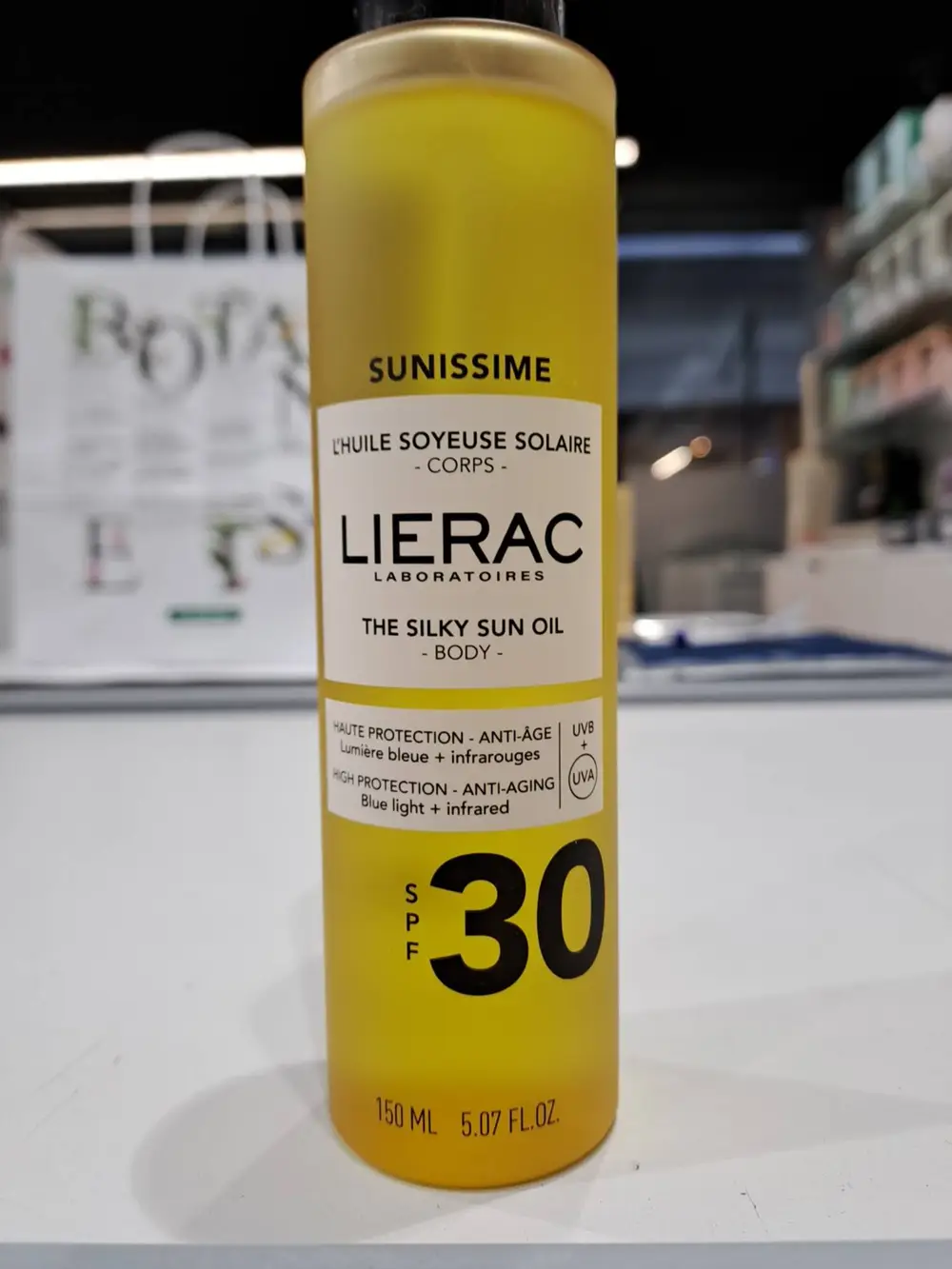 LIÉRAC - Sunissime - Huile soyeuse solaire corps spf 30