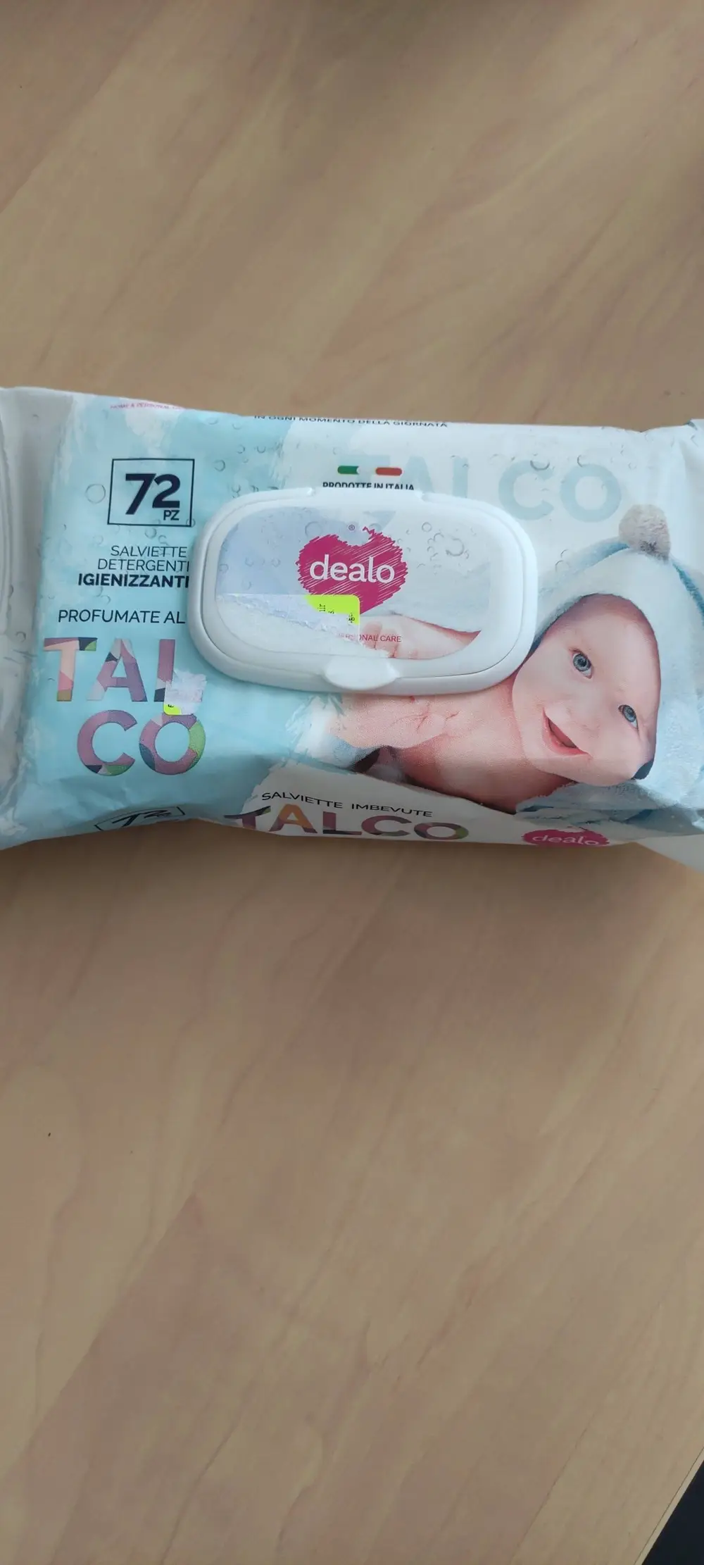 DEALO - Talco - Salviette detergenti