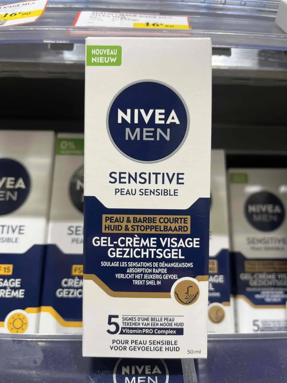 NIVEA - Men sensitive - Gel-crème visage
