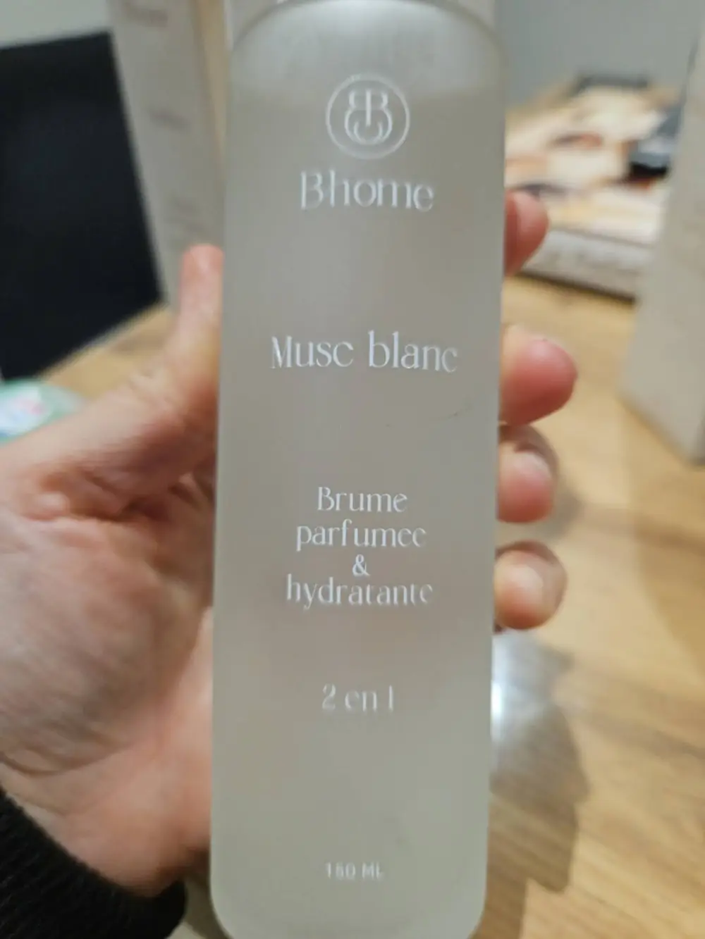 BHOME - Musc blanc - Brume parfumée et hydratante 2 en 1
