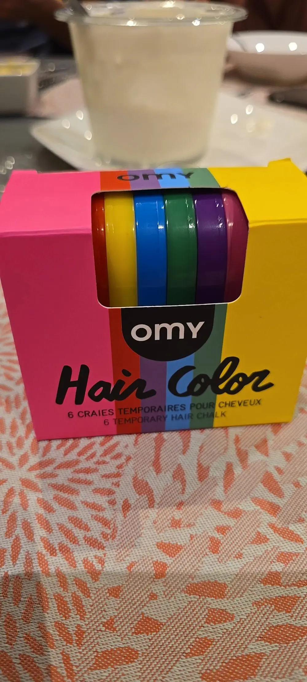 OMY - Hair color - 6 Craies temporaires pour cheveux