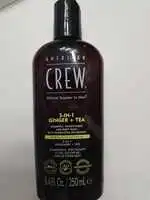 AMERICAN CREW - Hydrating complex - 3 en 1 gingembre + thé shampooing et gel douche