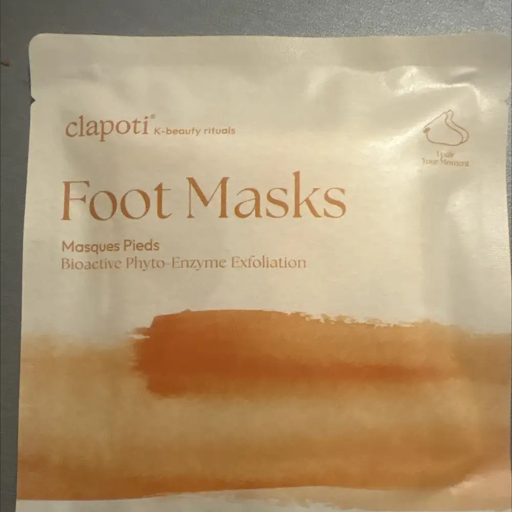 CLAPOTI - Masque pieds bioactive phito enzyme exfoliation