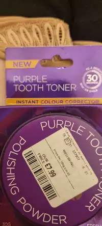 WHITE GLO - Purple tooth toner - Polishing powder