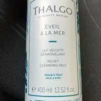 THALGO - Éveil à la mer - Lait velouté démaquillant