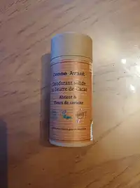 COMME AVANT - Déodorant solide au beurre de cacao 