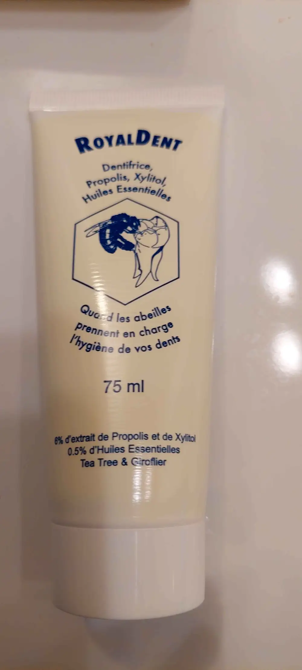 LA ROYALE - Royaldent - Dentifrice, Propolis, Xylitol, Huiles essentielles