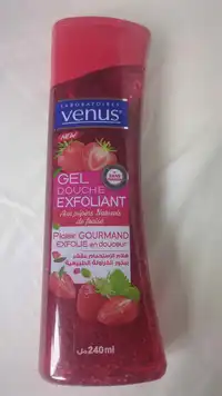VENUS - Gel douche exfoliant aux pépins naturels de fraise
