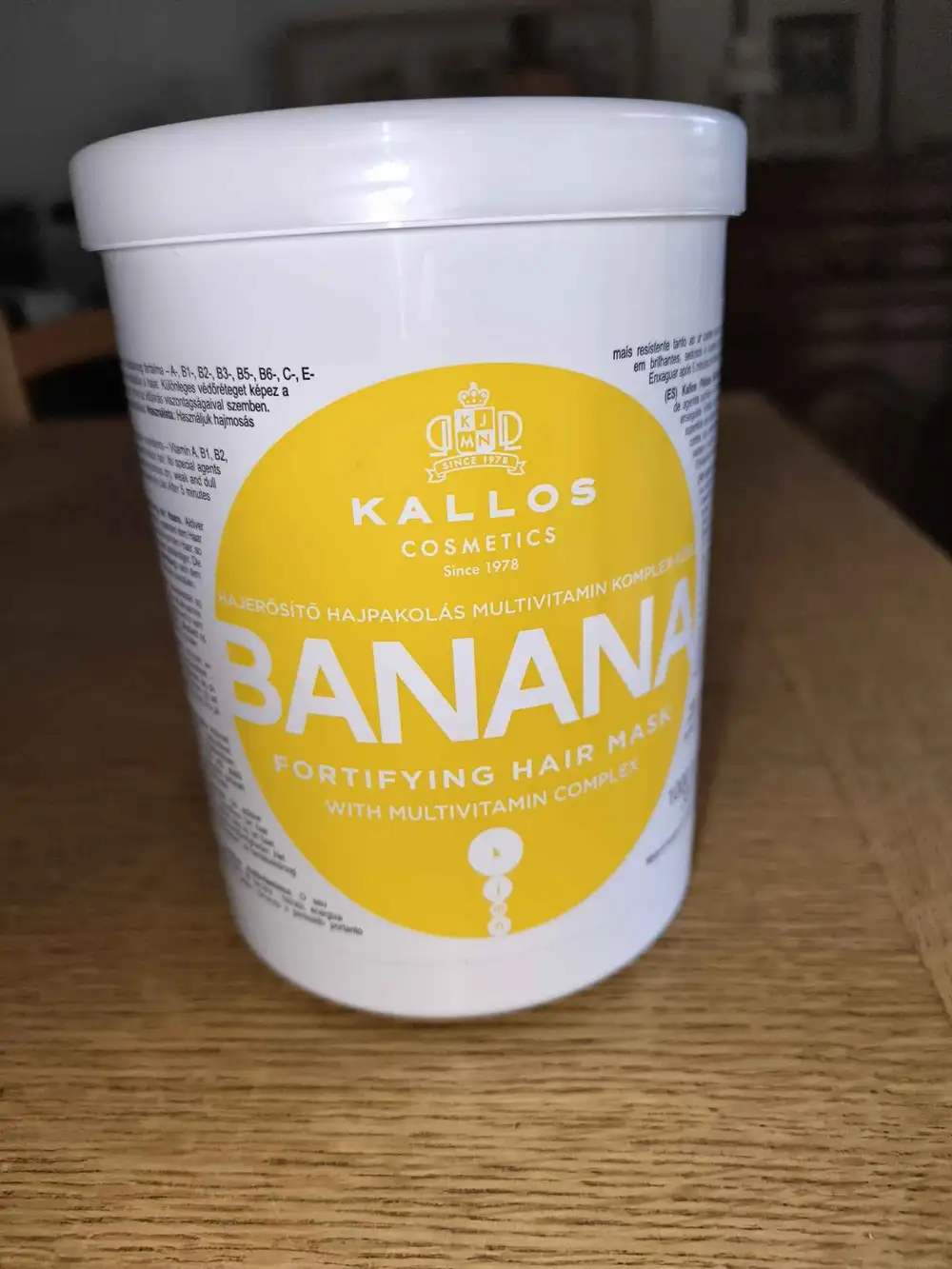 KALLOS COSMETICS - Banana - Fortifying hair mask