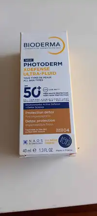 BIODERMA - Photoderm xdefense ultra-fluid teinte shade 04 SPF 50+
