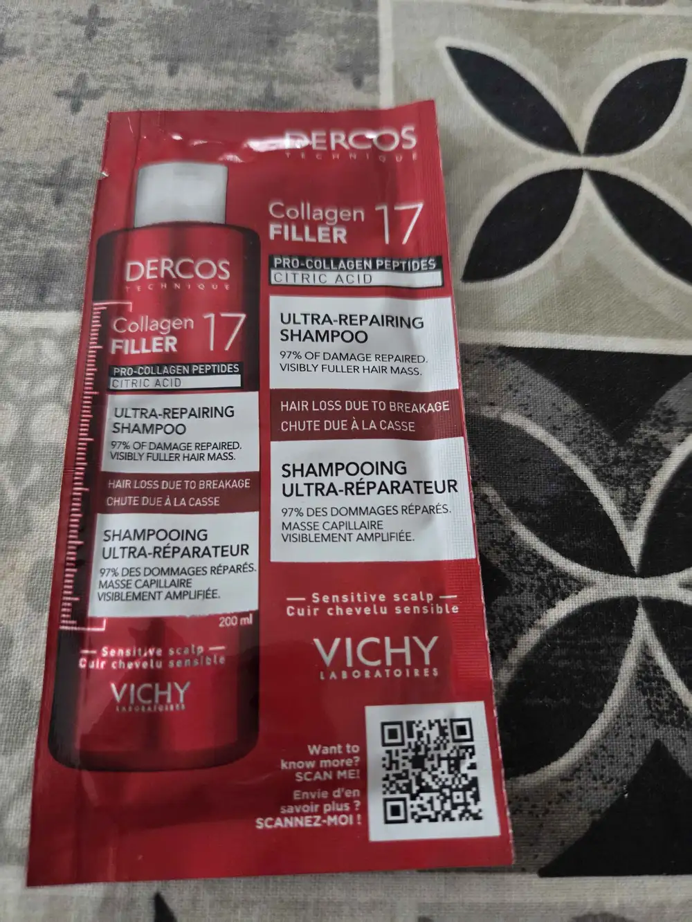 DERCOS TECHNIQUE - Collagen filler 17 - Shampooing ultra-réparateur