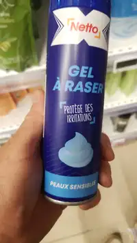 NETTO - Gel à raser peaux sensibles