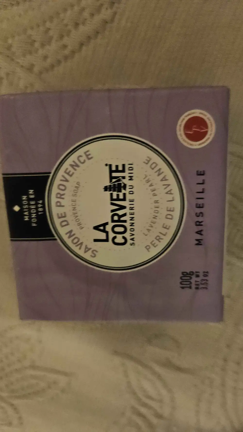 LA CORVETTE - Savon perle de lavande