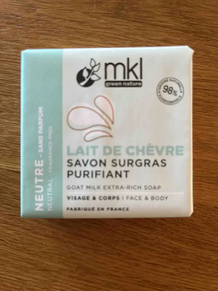 MKL GREEN NATURE - Lait de chèvre Savon surgras purifiant