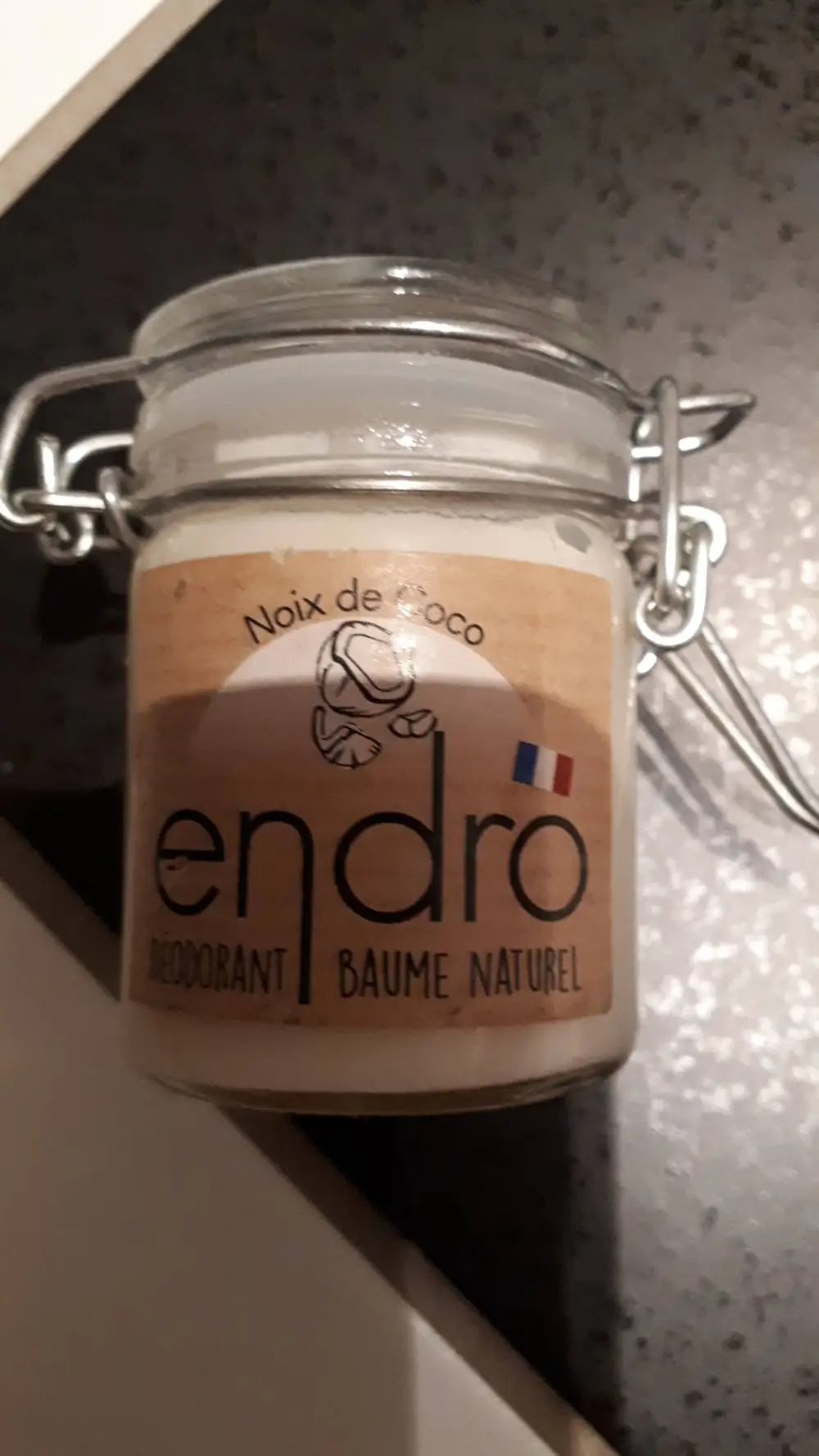 ENDRO - Noix de coco - Déodorant baume naturel