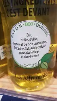 LES AFFRANCHIS - Savon bio douche