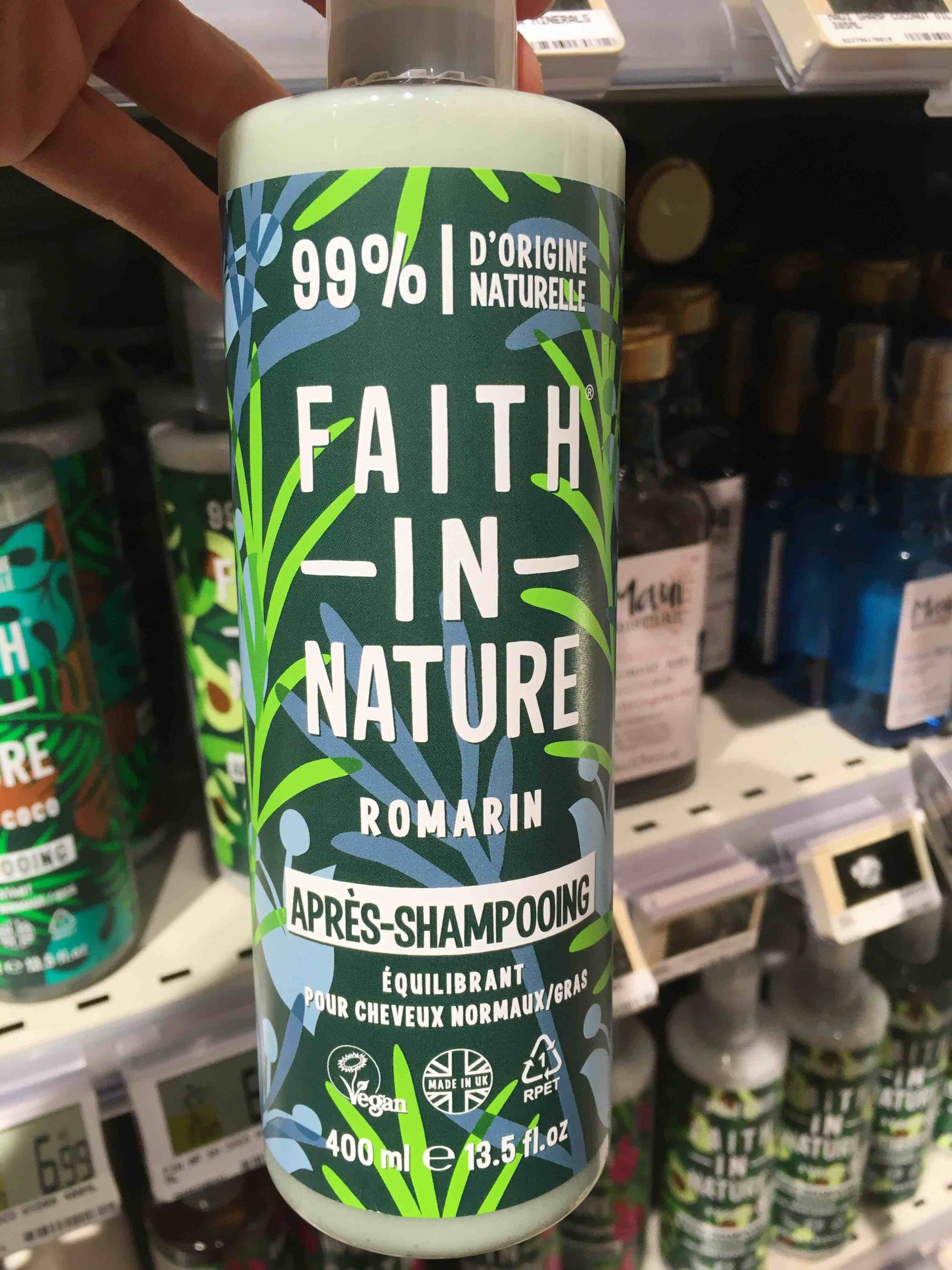 FAITH IN NATURE - Romarin - Après-shampooing