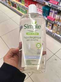SIMPLE - Kind to skin - Hypoallergénique gel douche