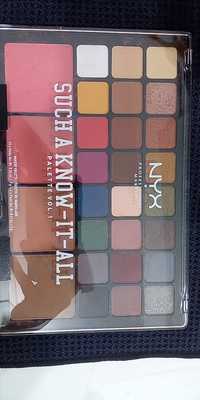 NYX - Such a know-it-all - Palette de maquillage