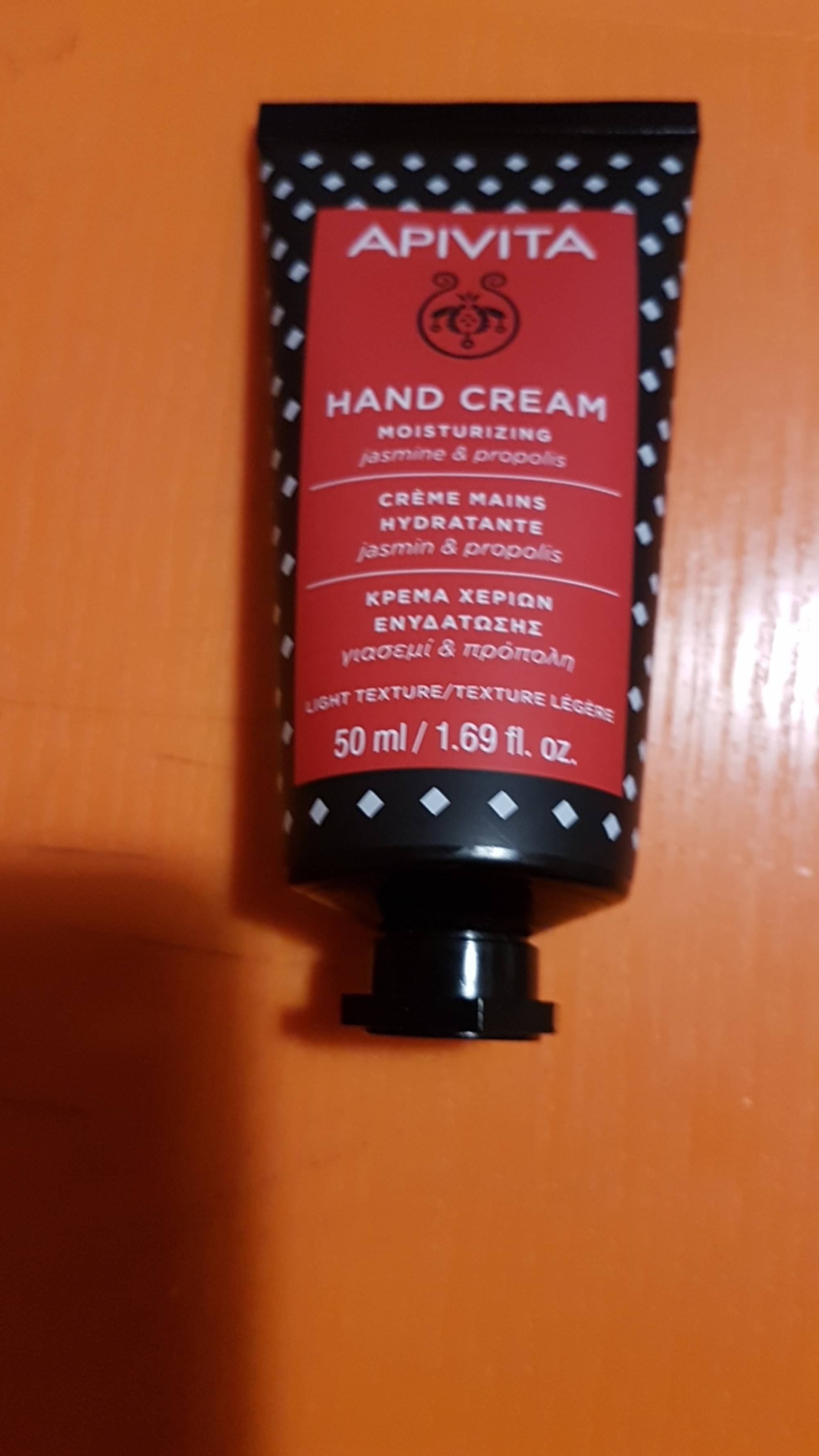 APIVITA - Crème mains hydratante