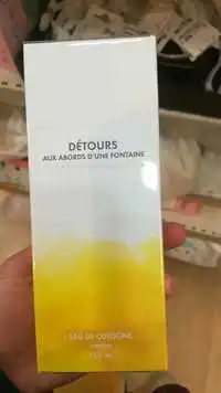 MONOPRIX - Détours aux abords d'une fontaine - Eau de Cologne citron