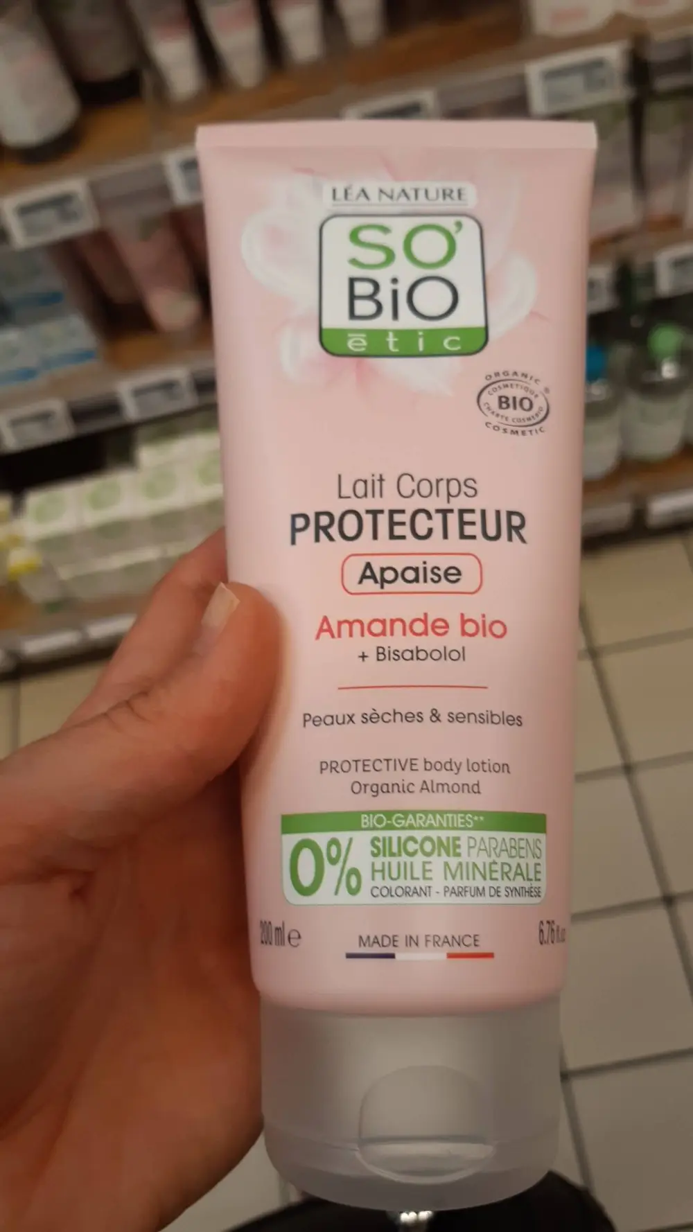 SO'BIO ÉTIC - Amande bio - Lait corps protecteur