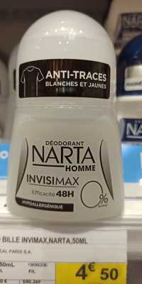 NARTA - Homme invisimax - Déodorant 48h
