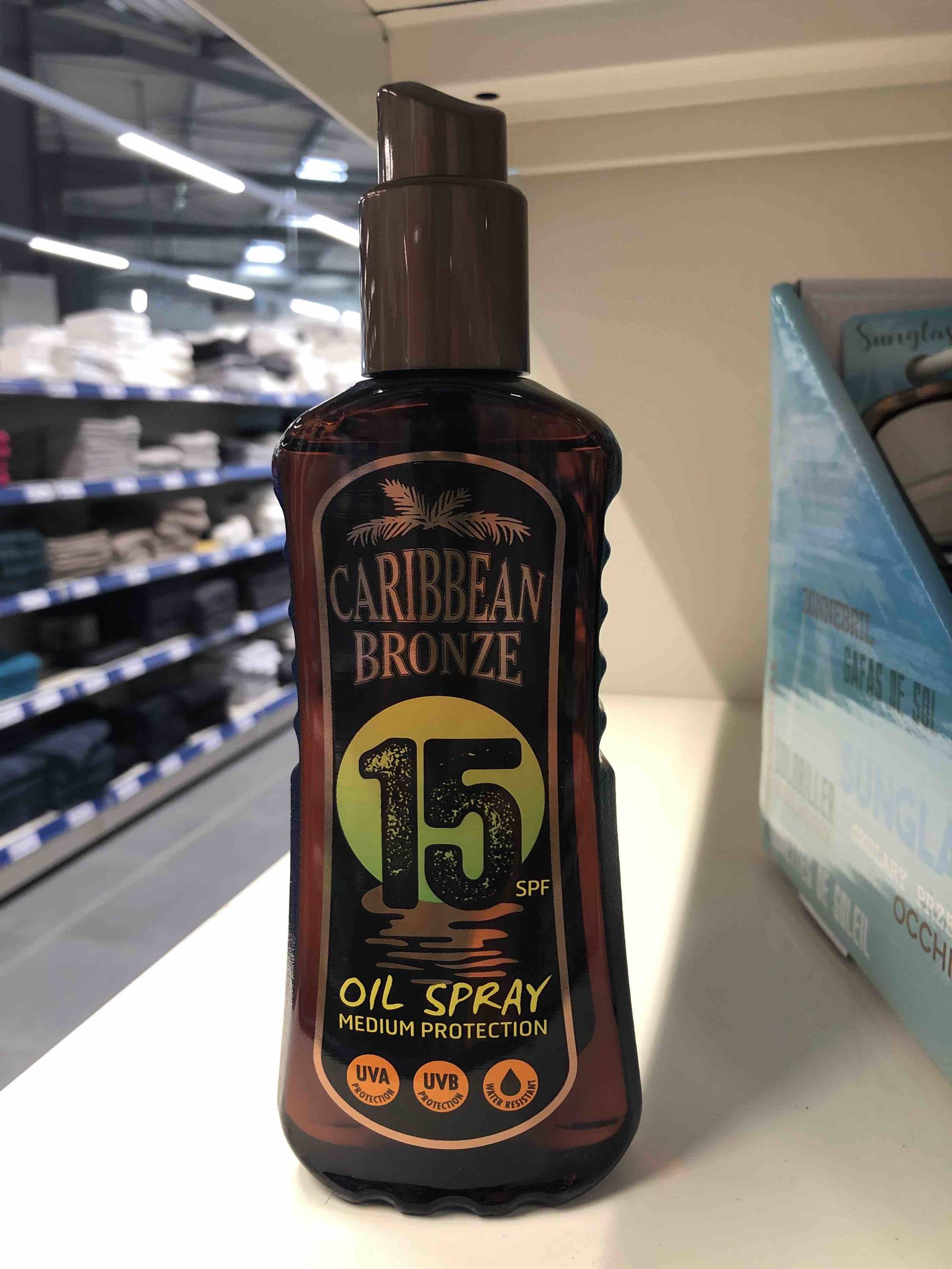 CARIBBEAN - Bronze - Oil spray SPF 15 medium protection