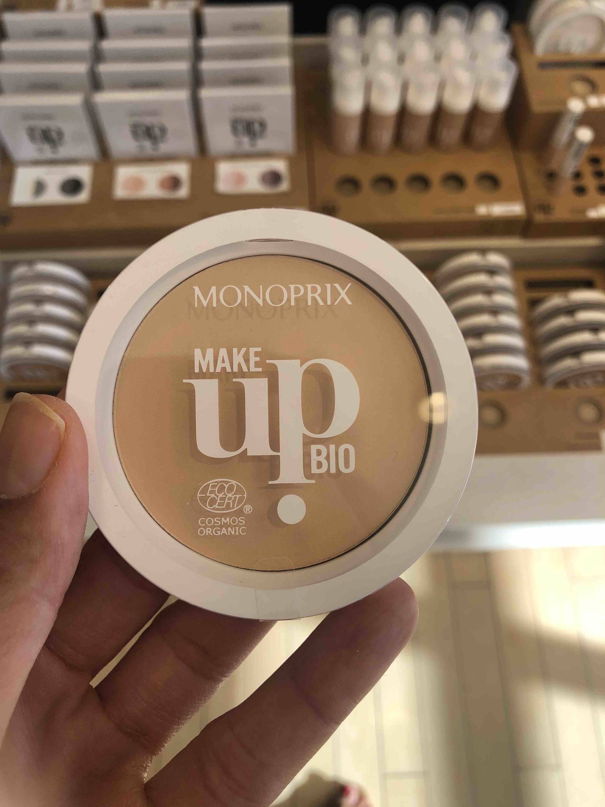 MONOPRIX - Make up bio - Poudre matifiante 01 beige délicat