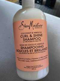 SHEA MOISTURE - Noix de coco et hibiscus - Shampooing boucles et brillance
