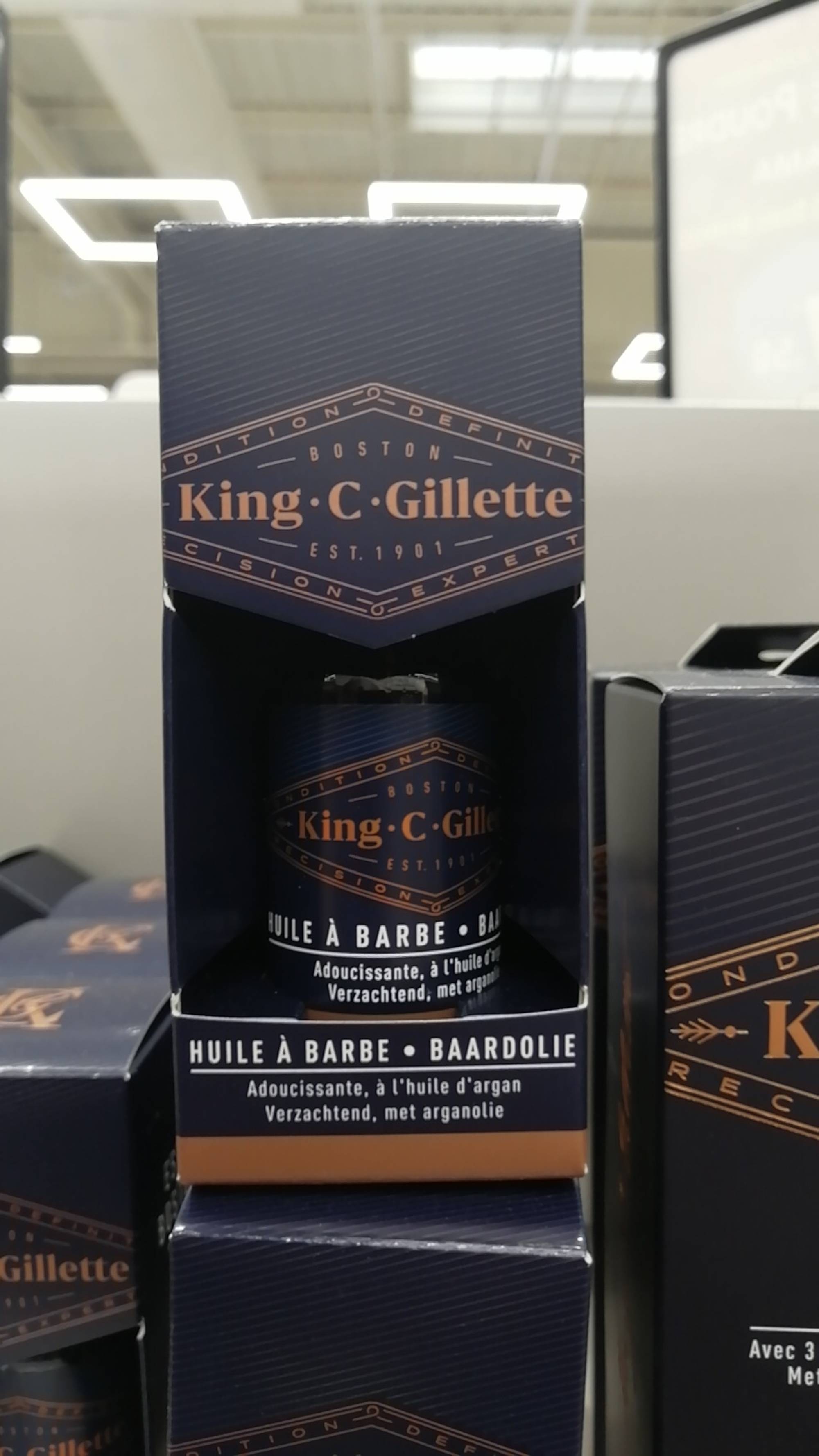 KING C GILLETTE - Baardolie - Huile à barbe