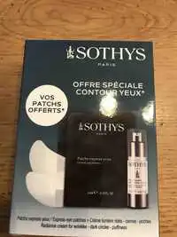 SOTHYS - Patchs express yeux + crème lumière rides, cernes, poches