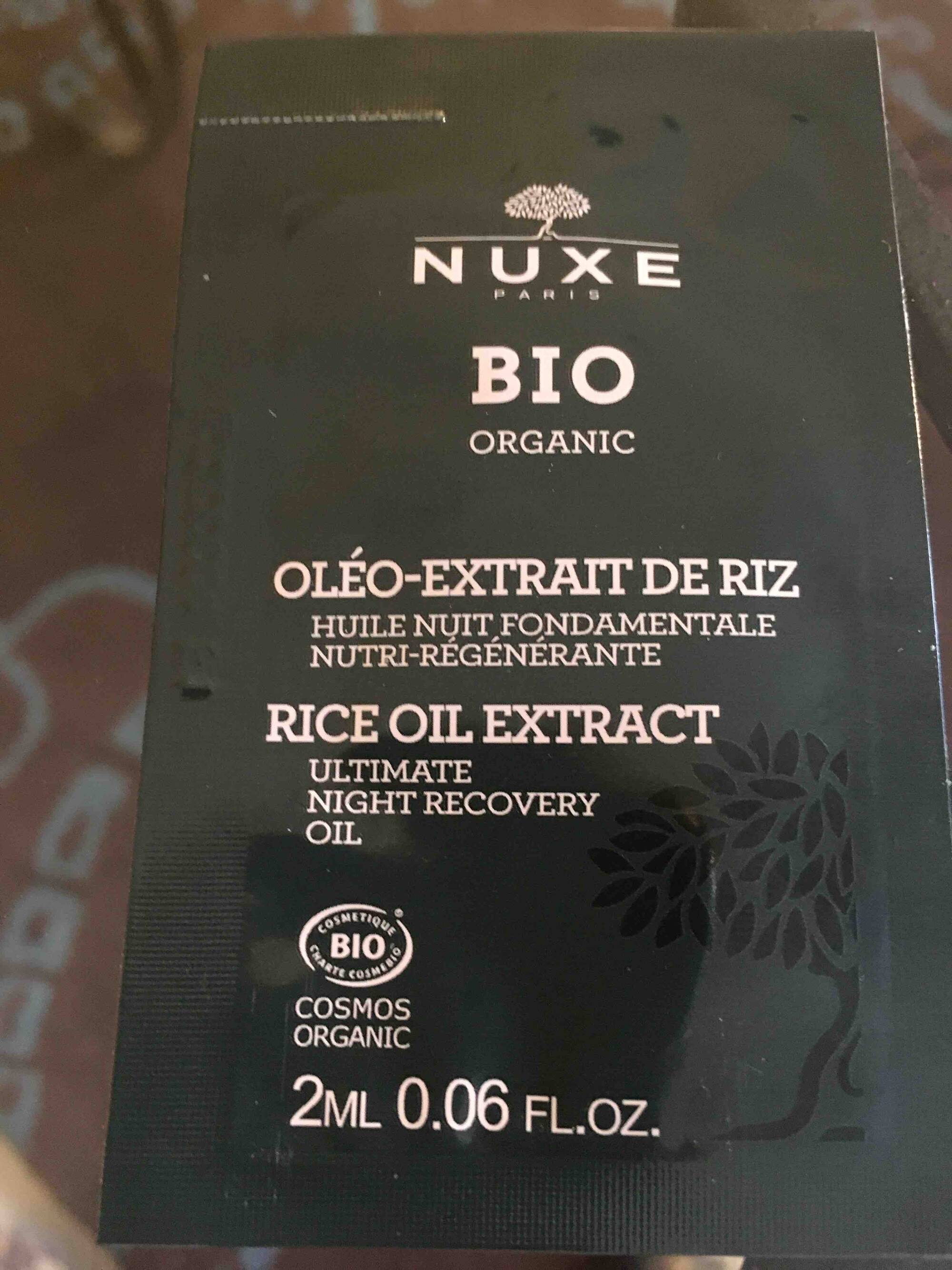 NUXE - Bio - Huile fondamentale nutri-régénérante