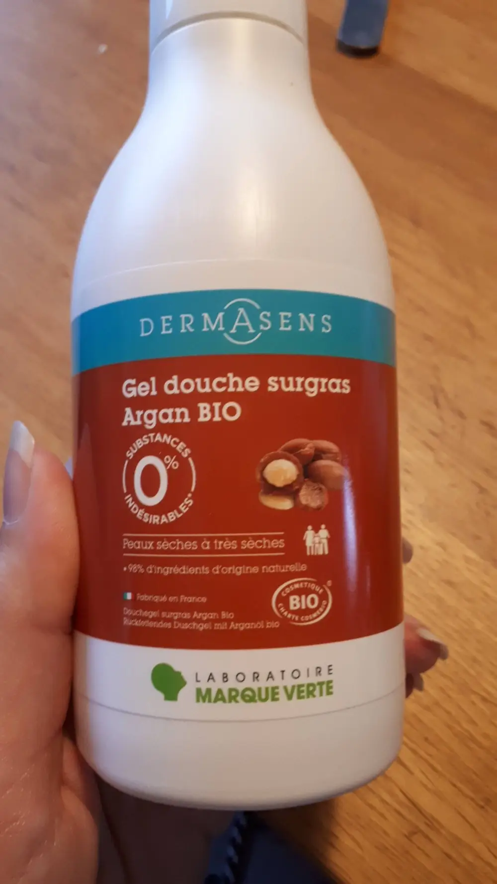 DERMASENS - Gel douche surgras argan bio