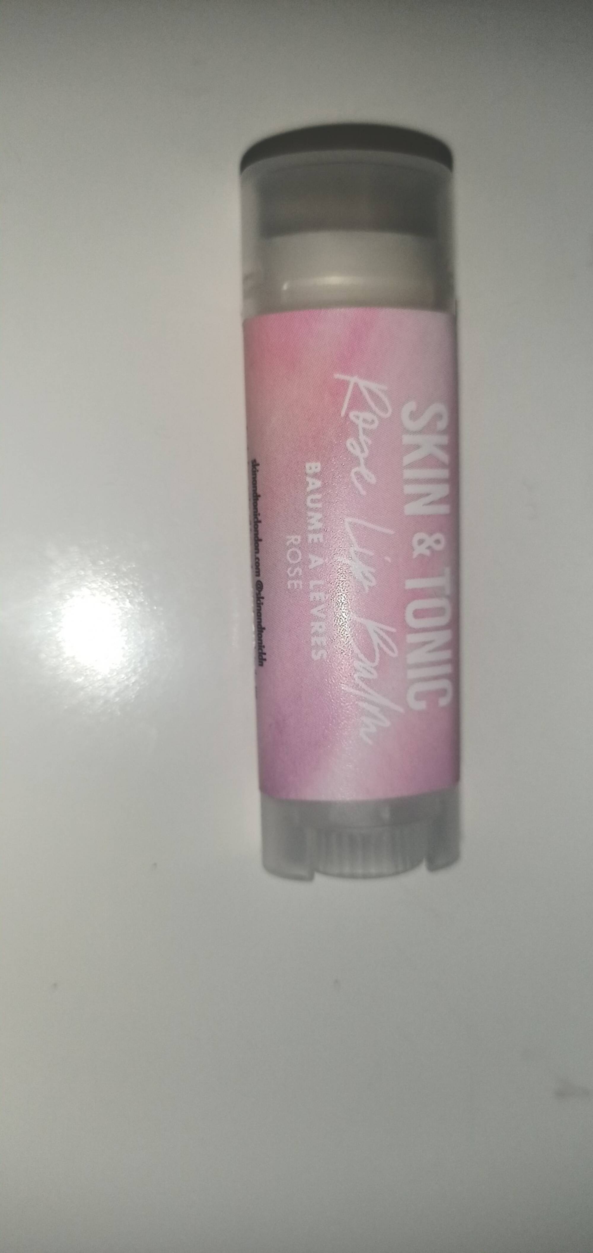 SKIN & TONIC - Baume à lèvres Rose
