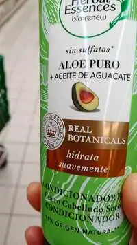 HERBAL ESSENCES - Aloe puro + aceite de aguacate - Condicionador