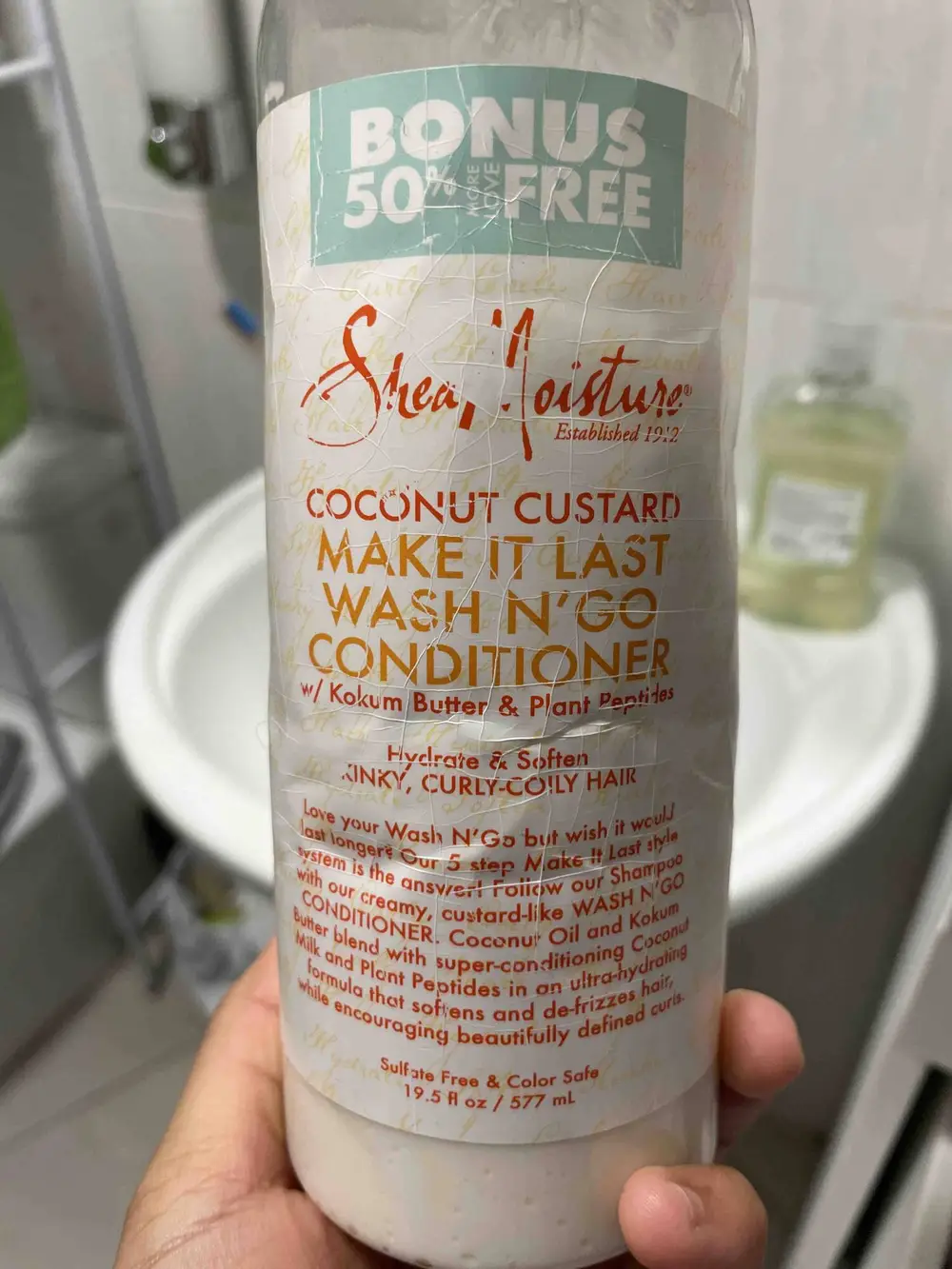 SHEA MOISTURE - Make it last wash n'go conditioner 