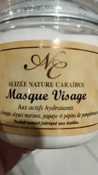 ALIZÉE NATURE CARAÏBES - Masque visage aux actifs hydratants