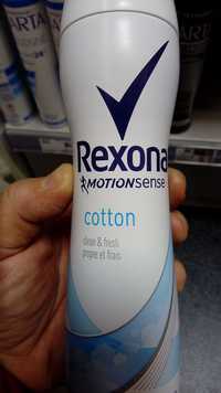 REXONA - Motion sense Cotton - Déodorant