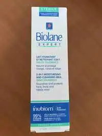 BIOLANE - Expert - Lait hydratant et nettoyant 2 en 1 haute tolérance