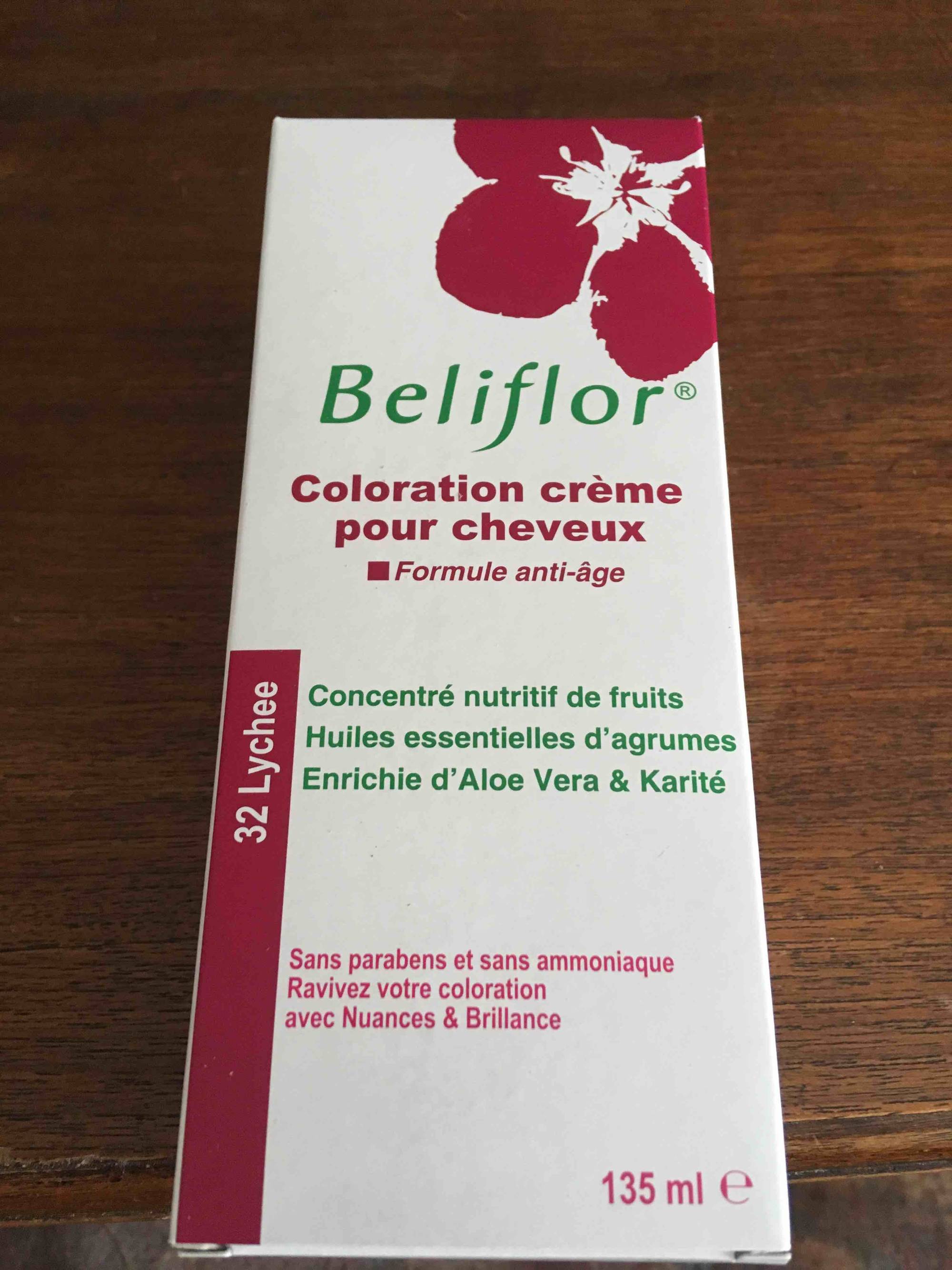 BELIFLOR - Coloration crème pour cheveux 32 lychee