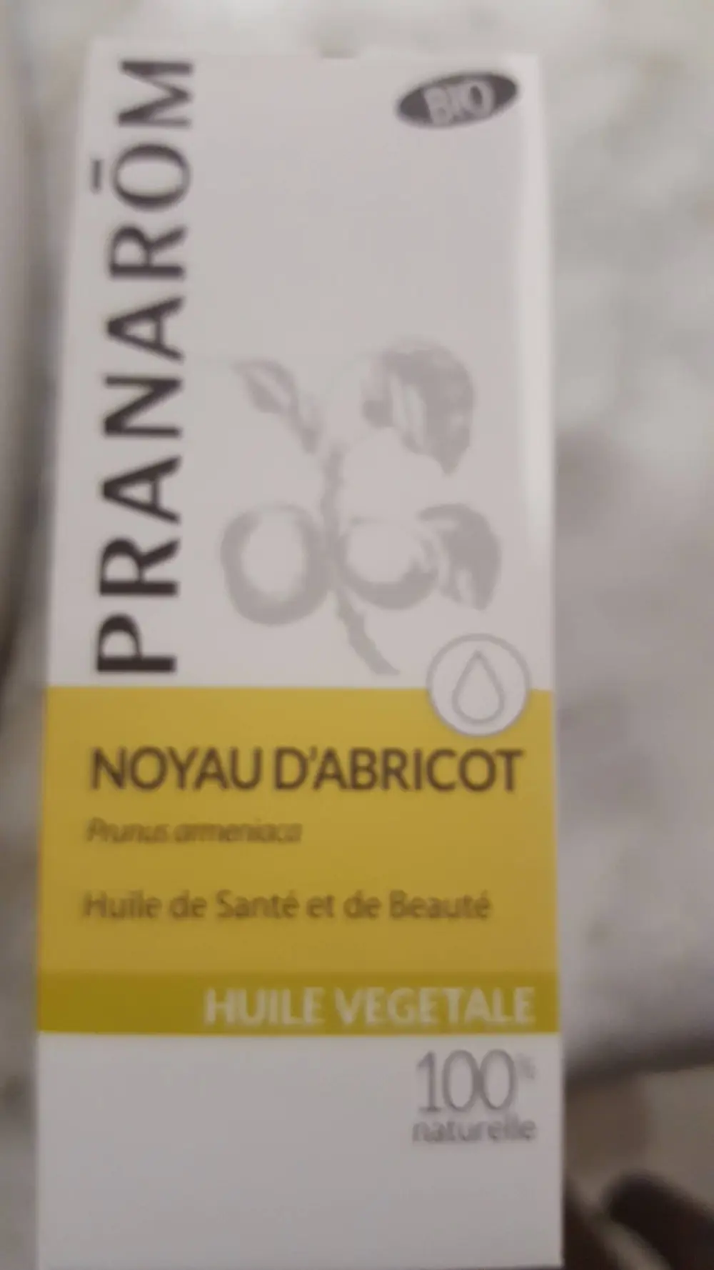 PRANARÔM - Noyau d'abricot - Huile végétale bio