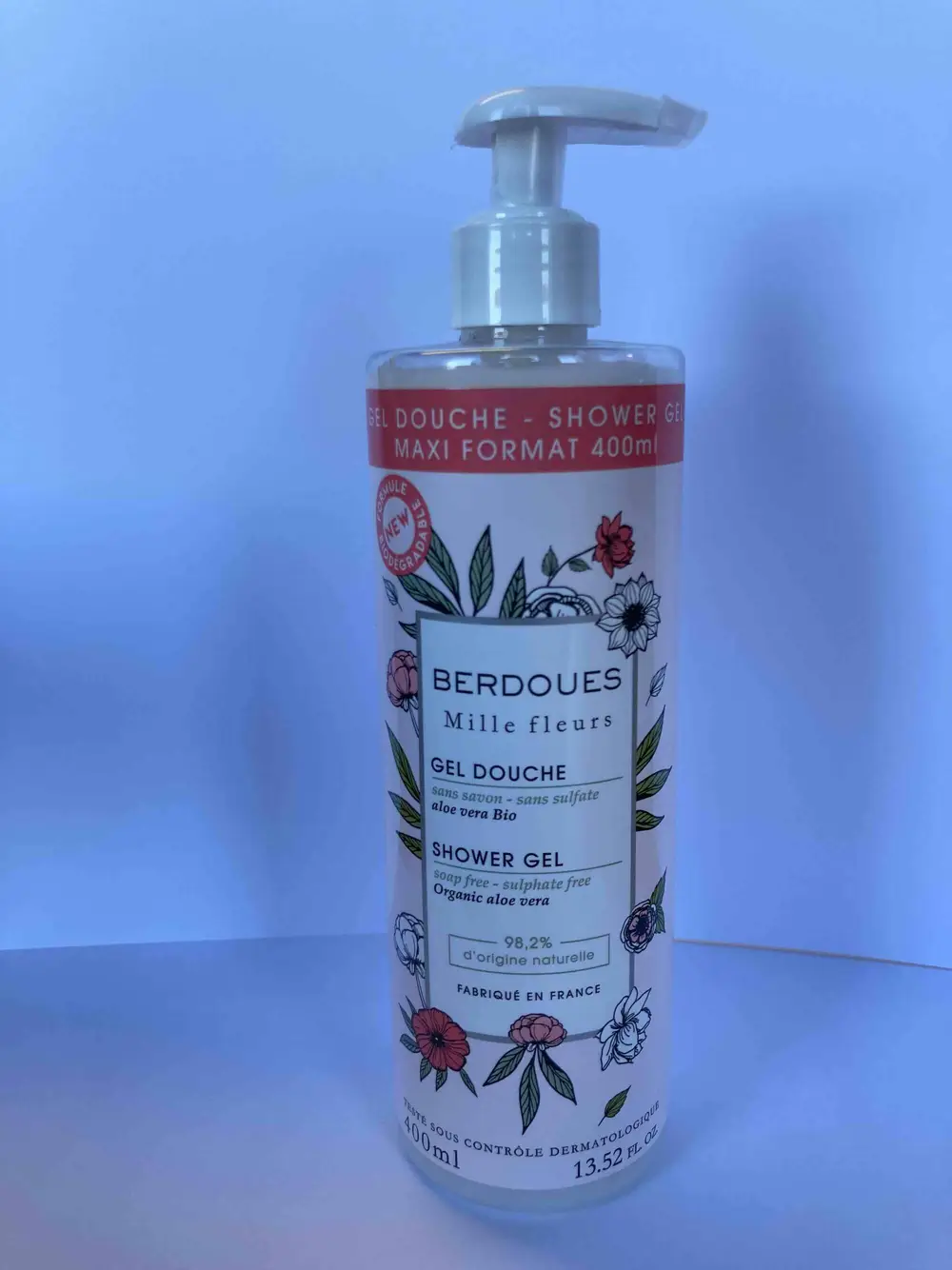 BERDOUES - Gel Douche - aloe vera bio