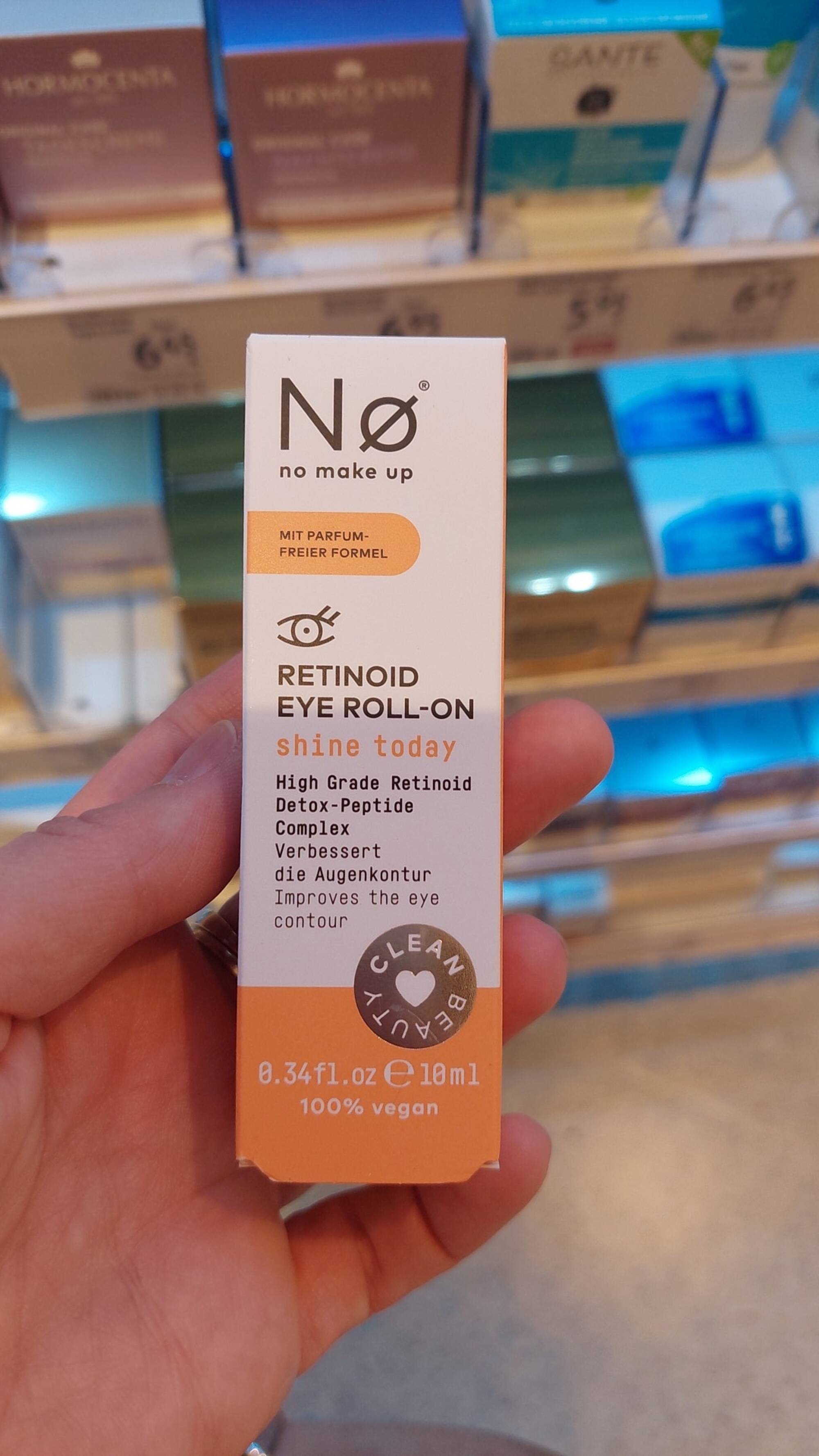 NO MAKE UP - Shine today - Retinoid eye roll-on